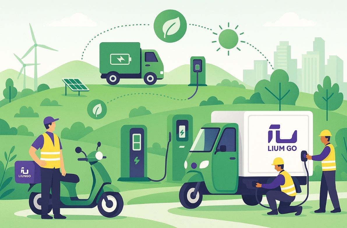 EV charging and logistics network